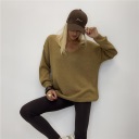 maglione con scollo a v over week